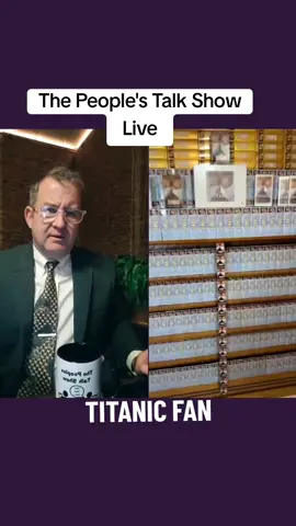A TITANIC interview on The People's Talk Show Live #titanic #leonardodicaprio #katewinslet #titanicsinking  #jamescameron #vhs @titanicfan97 