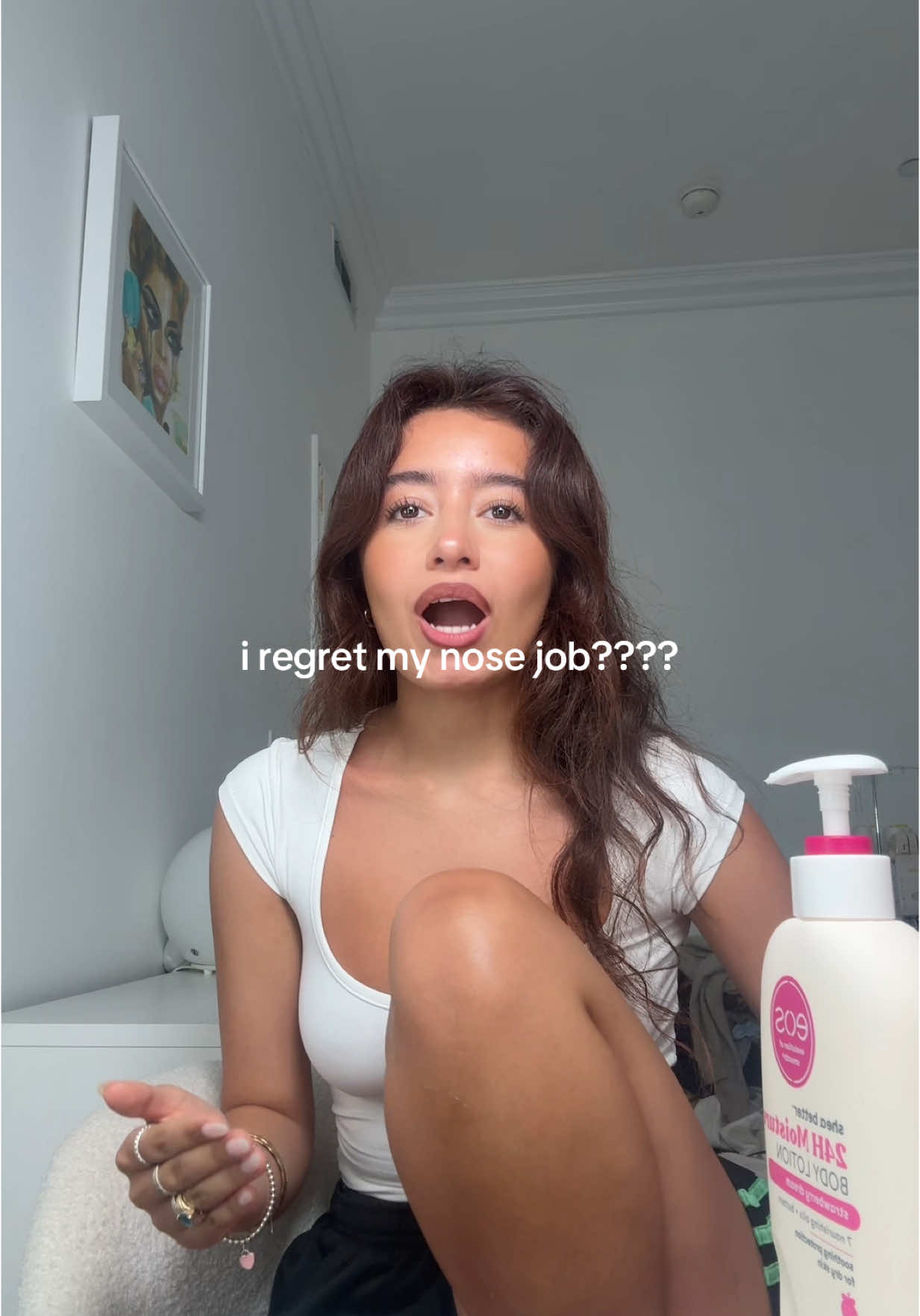 tea on my nose job #nosejob #plasticsurgery 