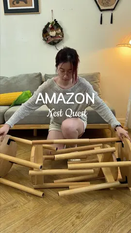 I didn’t know I needed stackable stools until I got this 🥹 Now I want one in every room! #AnywaysWood #compactliving #furnituremagic #cleverfurniture #amazonhomefinds #amazonfinds #interiordesignideas #hometricks #spacehacks #tinyhomevibes 