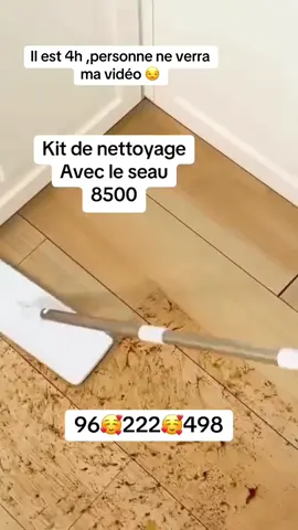 Kit de nettoyage avec seau #nettoyage #seau #serpillere #pourtoi 