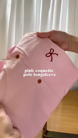 bowknot pink longsleeve 🎀  #outfit #longsleeve #pinklongsleeve #OOTD #fashion #fyp 