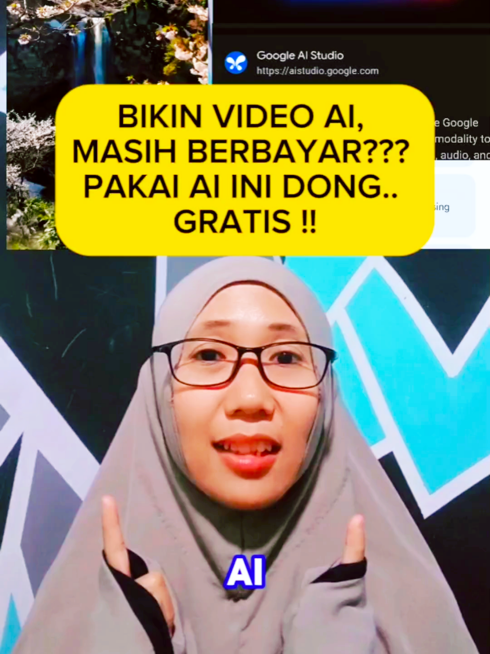 Buat Video Ai MASIH BERBAYAR??? Pakai AI ini Dong, GRATIS!! Bisa atur format menyesuaikan Platform 😱  #kontenai #videoai #veo2 #googleaistudio #idekonten #edukasikonten 