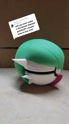 Replying to @hail_storm0 And here it is! Gardevoir is now available! #fyp #Pokeballs #Pokemon 
