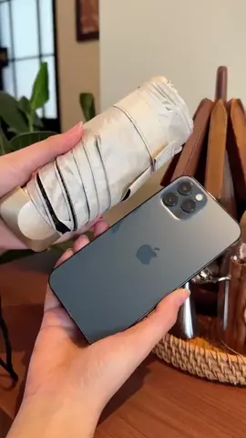 Ô dù mini gấp gọn bỏ túi, chống tia uv.