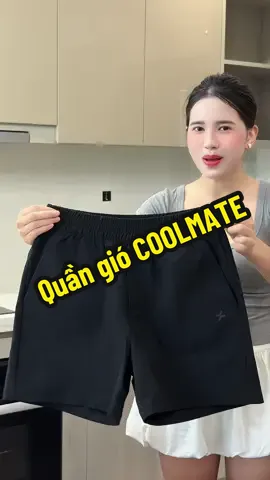 Gió coolmate trượt nước đứng from #kieugialinh #quanshortnam #quangio #coolmate 