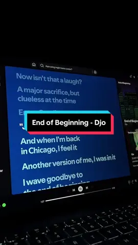 #endofbeginning #djoendofbeginning #songlyrics #liriklagu #spotify #foryou #fyp 