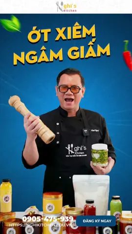 Ớt xiêm ngâm giấm #Đầu_bếp_Quốc_Nghị 