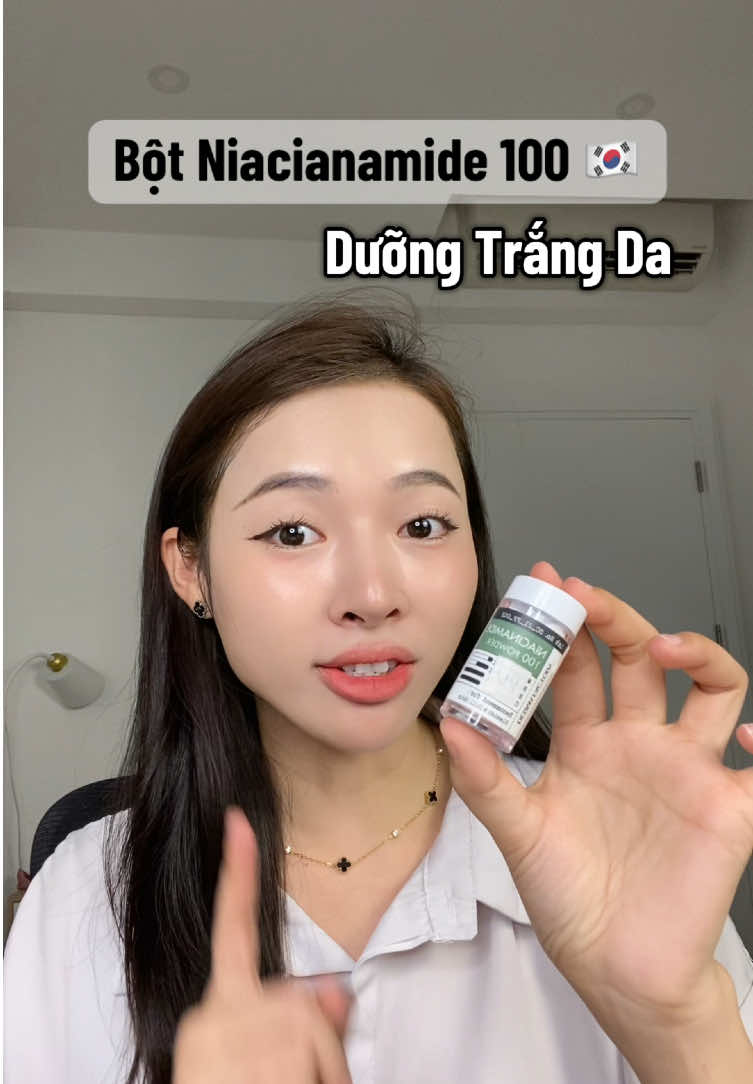 Mua về pha thêm với kem và serum nè #xuhuongtiktok #xuhuong #reviewlamdep #vananhonni #duongda #duongtrangda #niacinamide #niacinamideserum #niacinamidepower #b3 #motham #trangda #skincare #niacinamidepowder 