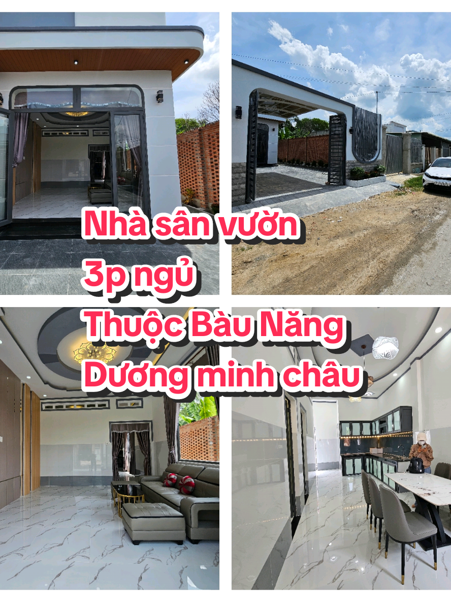 #CapCut # nhà sân vườn 3p ngủ Thuôc Bàu năng Dương minh châu Tây Ninh 