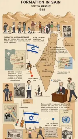 Sejarah Berdirinya Negara Israel #foryoupage #geography #sejarahnegara 