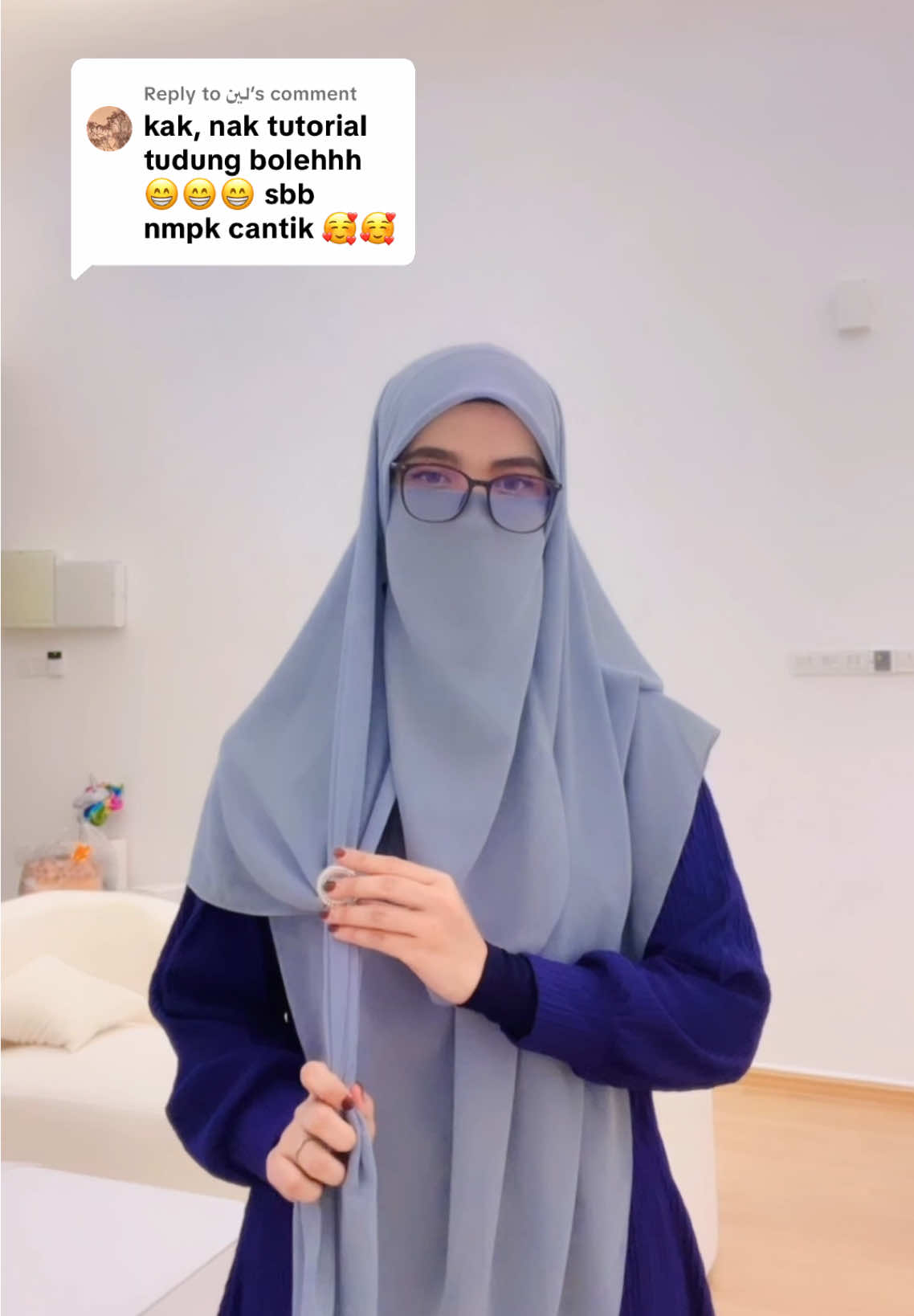 Replying to @لين  bolehh 😎 ini utk awak dan yg lain cepat2 save & share okay. #gengbawallabuh #asbidadaries #bawalapplescarf #bawalsetpurdah #bawalbidang60 #bawalbidang50 #bawaltutorial #tudungsetpurdah 