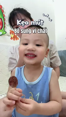 1 cách bổ sung sắt cho con siu dễ qua kẹo mút bé nào cũng thích luôn nè các mom #happyvitamin #keomutsat #bosungsatchobe #quynhmedau #mebimsua #embe#xh 