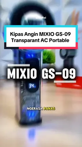 MIXIO GS-09 Transparant AC Cooling Fan. Kipas angin portable terbaru dari Mixio dengan Mode ICE. Design keren transparan dengan kecepatan angin 18.000 RPM. Dilengkapi layar indikator dan lampu LED. Tampilan transparan futuristik dengan berbagai pilihan warna unik. Baterai besar 5.000 MaH untuk level 1 bisa tahan 16 jam.Harga promo bisa cek keranjang bawah BossRei. #mixio #mixiogs09 #kipasanginportable #kipasanginmixiogs09 #kipasangingenggam #kipasangines #kipasangintransparan #kipasangin18000rpm #kipasangin #rekomendasikipasanginportable #bossrei #promoguncang77 #promoguncang88 #wibgajian 