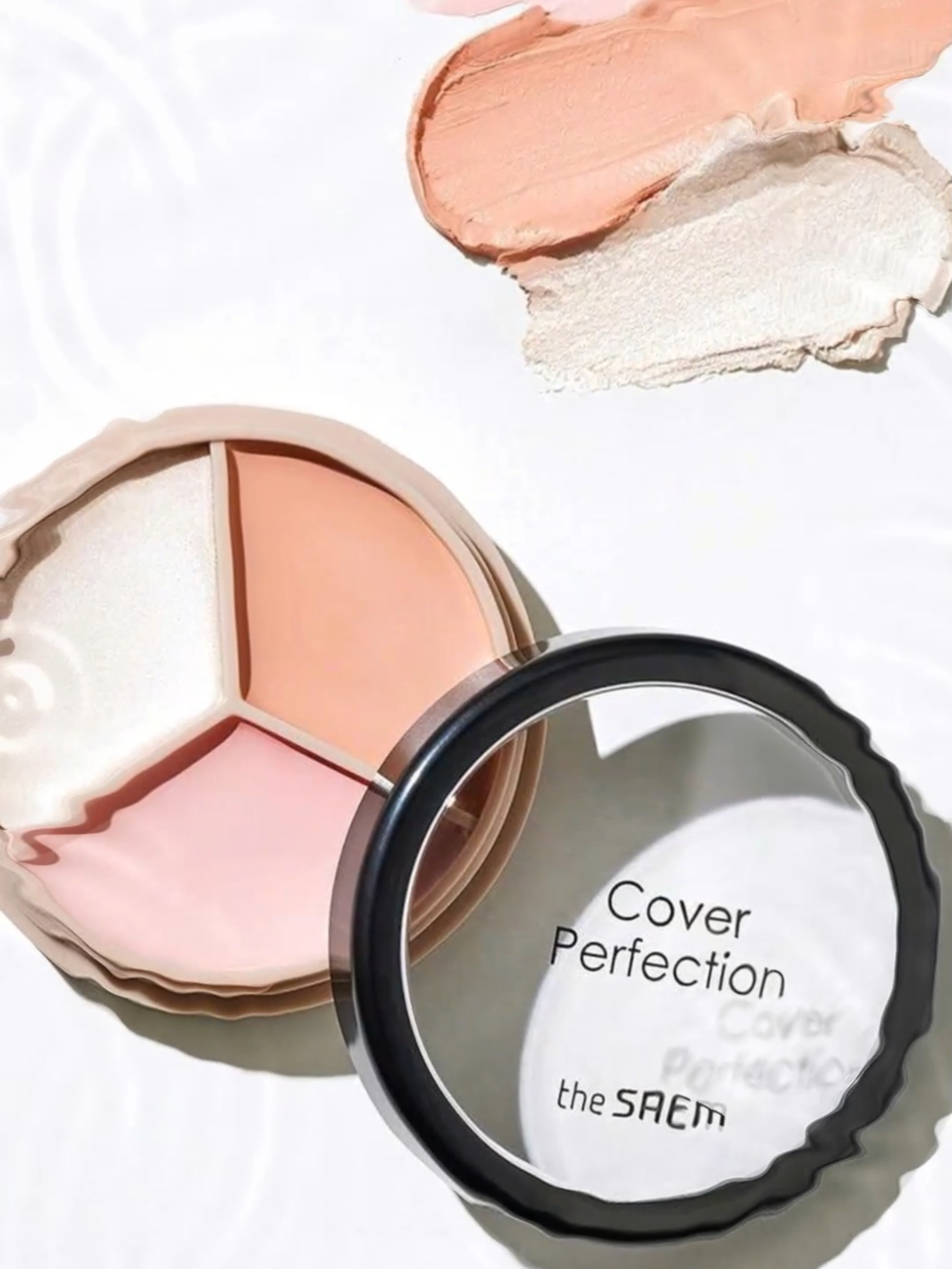 +1 máy kết hợp hoàn hảo giữa che khuyết điểm và highlight, nhỏ gọn tiện lợi - Triệt sắc 05 Dark Up Beige #thesaemvietnam #trietsac #kemchekhuyetdiem #trietsacthesaem #triplepot #highlight