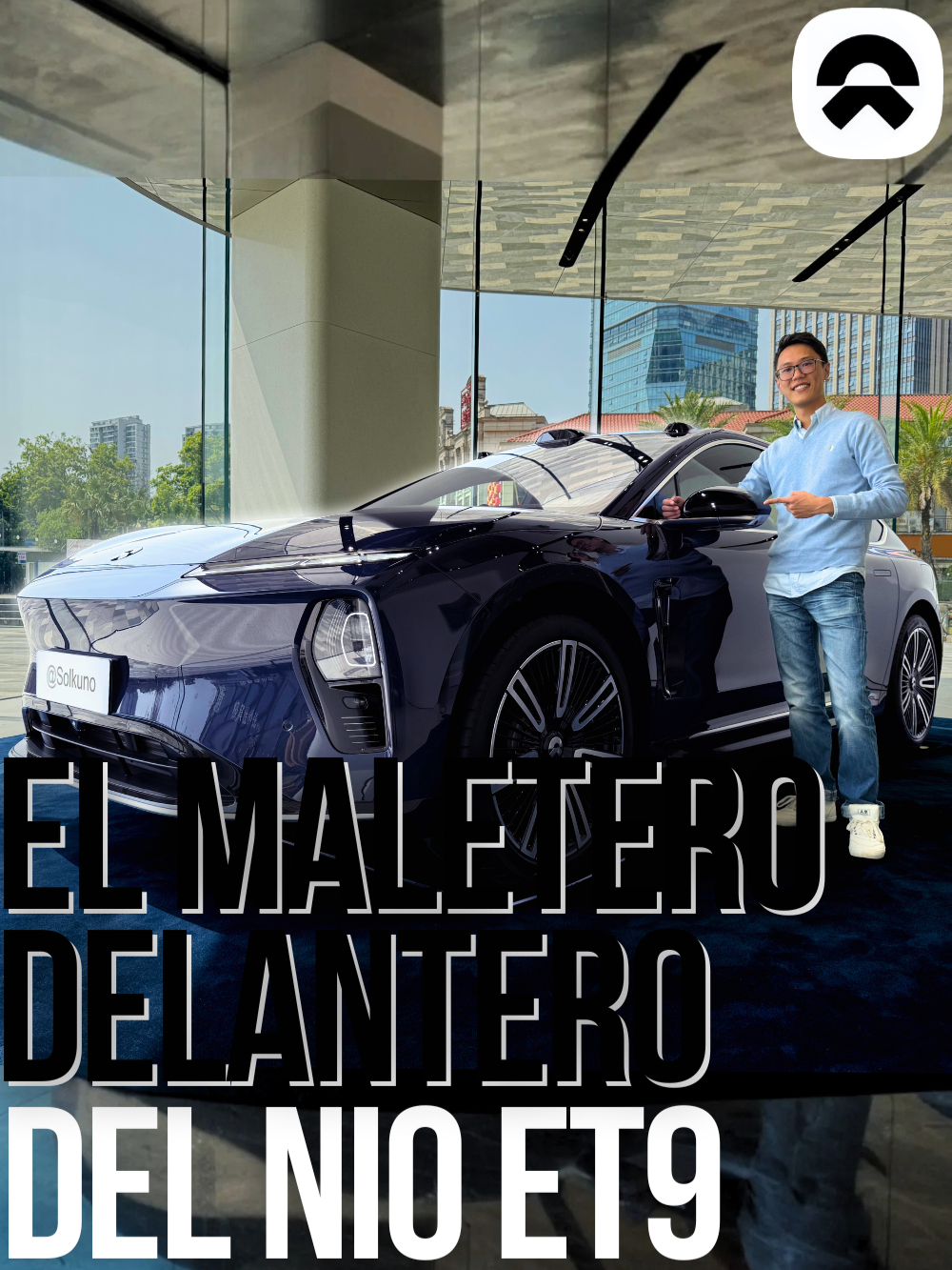 El maletero delantero del NIO ET9 Vive el NIO ET9, el “LandJet” de 5,3 m que reinventa el SUV, la berlina y el deportivo con luces interactivas y rituales lumínicos que responden a tu voz y gestos Disfruta de su suspensión SkyChassis + Sky Ride y un salón ejecutivo móvil con asientos giratorios, madera noble y felpudo de cachemira.  Una experiencia sensorial de “electric luxury” que supera todas las expectativas.  #NIO #NIOET9 #SkyRide