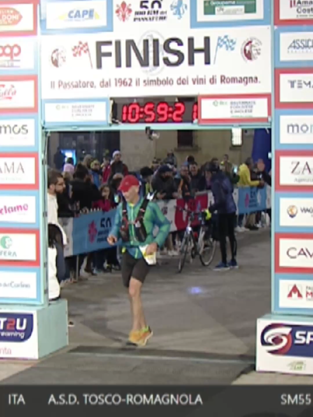 100 km del Passatore: arrivi notturni! #100km #passatore