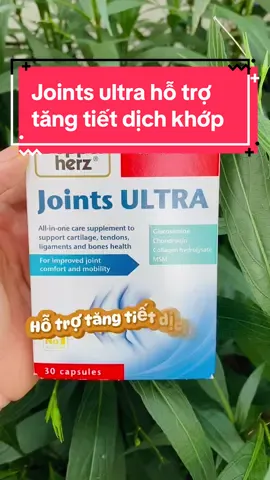 Joints ultra hỗ trợ tăng tiết dịch khớp, giúp khớp vận động linh hoạt, hỗ trợ sức khoẻ của sụn và khớp #khokhop #xuhuongtiktok #vochongduocsiuytin 