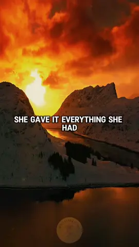 She gave it everything #femalemotivation #beneathherscars #femaleempowerment #inspirationalmessage #motivationmindset #empoweredwomen #breakinglimits #femalestrong #supporther #inspireher #growthmindset🌱 #struggleisreal #motivationalspeeches #igaveyoueverything 