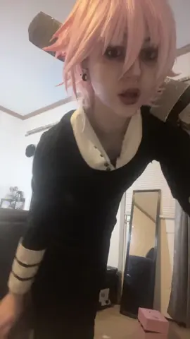 i honestly probably cured my scoliosis by bending so much in crona cosplay lol #crona #cronagorgon #souleater #cronacosplay #fyp 