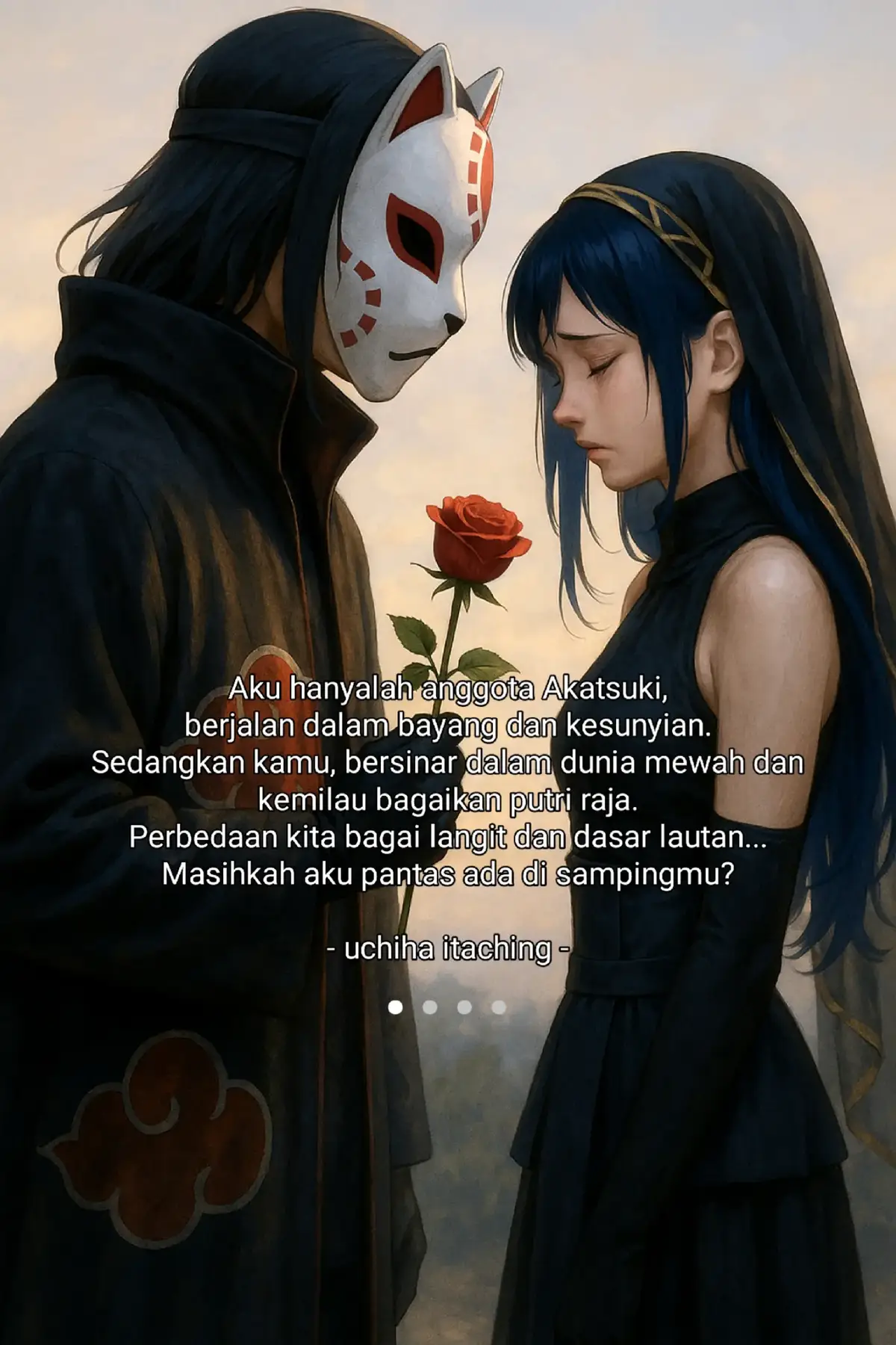 apakah seorang akatsuki tidak pantas untuk dicintai #sakithatiku #akatsuki #katakata #katakatasad #sadstory 