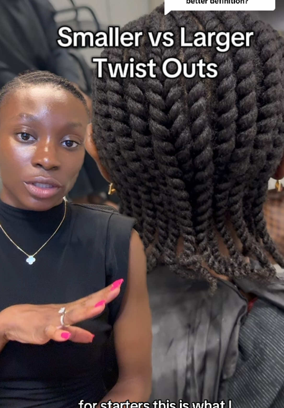 Replying to @foyinsi_pub it’s a subtle difference! #4chair #twistout #4chairtwistout #flattwist #healthyhair #haircare #naturalhair #hairtok #hairjourney #selfimage 