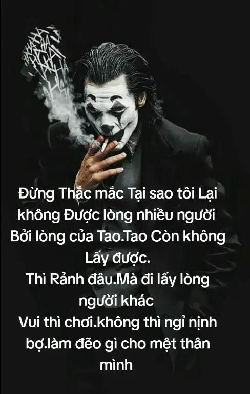 vui thì chơi.buồn thì dừng lại.phiên bản vốn vậy  cuộc sống là vậy.vấp ngã ở đâu ta đứng lên ở đó. ngã bảo nhiêu lần ta đứng lên bấy nhiêu lần.đứng khi nào vững thì thôi 🤔🤔🤔🤔🤗🤗🫣