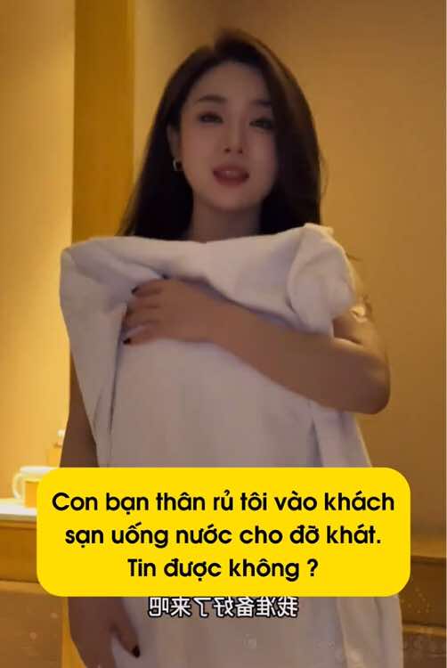 Con bạn thân rủ tôi vào khách sạn uống nước, tin được không #douyin #haihuoc #giaitri #banthan #banthankhacgioi #gaixinh #xuhuong 