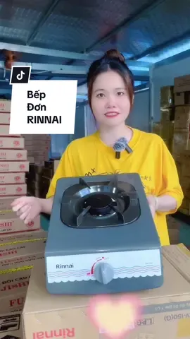 Bếp gas đơn rinnai sài bình gas lớn nấu nhanh tiết kiệm GAS #bepđon #rinai #huethaochau #xuhuong 