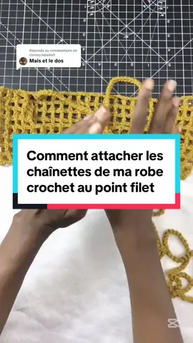 Réponse à @christy.labelle0 si ça peut toujours encore aider parce ça fait déjà plusieurs jours. Vous avez été plusieurs à me dire que je n’avais pas montré comment j’attachais les deux chaînettes dans le dos de la robe… Et vous avez raison 🥹💛 Je pensais que c’était facile à deviner, mais finalement, c’est une étape importante ! Alors voilà la mini-vidéo pour vous montrer exactement comment je passe les chaînettes à travers les carrés et comment je fais le croisement dans le dos. J’espère que ça va vous aider Et merci encore pour tous vos retours, vos messages me font toujours chaud au cœur #pourtoii #obbymissroxane #tuto #tutorial #tucrochet #ohinanebijoux #roxaneohinane #pointfilet #faismain @Ohinané Bijoux @winners04 