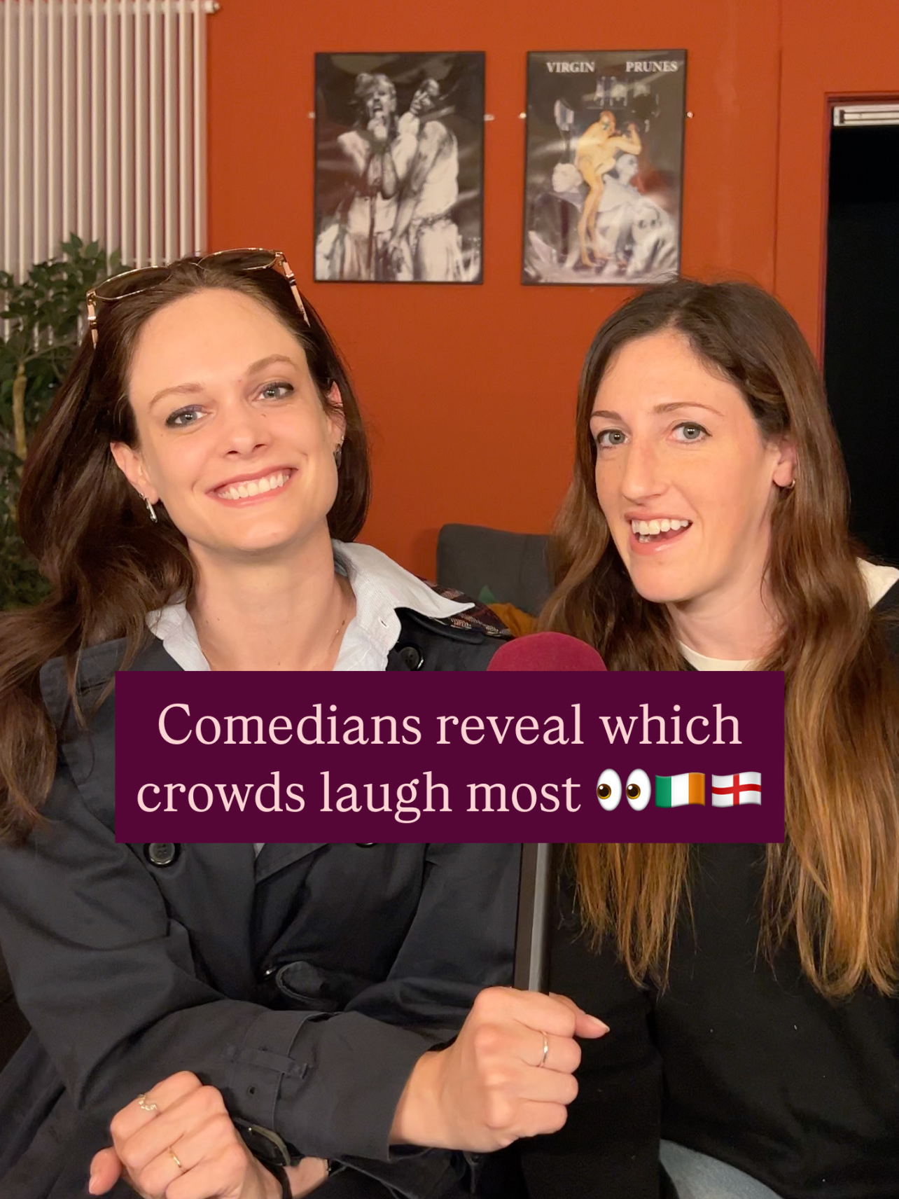 We had a hunch, but it's nice to be validated x⁠ ⁠ We sat down with comedians @clairethescare and @ashleyhammm6 from @celebritymemoirbookclub before their recent show in Dublin to chat all things pop culture, and they had this to say of their Irish experience⁠ ⁠ Catch Celebrity Memoir Book Club every Tuesday to dissect a new celebrity memoir, wherever you get your podcasts #ireland #podcasts #popculture #irishtiktok #celebritymemoir