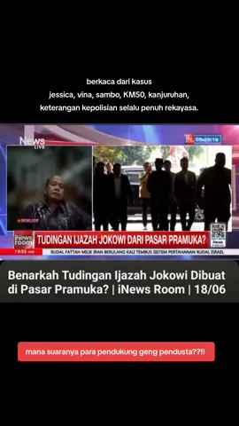 Hanya di Indonesia Presiden berijazah palsu tapi di dukung oleh penjilat dan pemujanya. Awam politik jika dikasih tau tak pernah sadar dan malah membanggakan gerombolan pendusta. orang yg awam politik mudah dikibulin dan mudah dipengaruhi oleh buzzer bayaran rezim dzolim. #ijazahpalsu #presidenpalsu #presidenberijazahpalsu #ijazahjokowi #jokowi #fyppppppppppppppppppppppp 