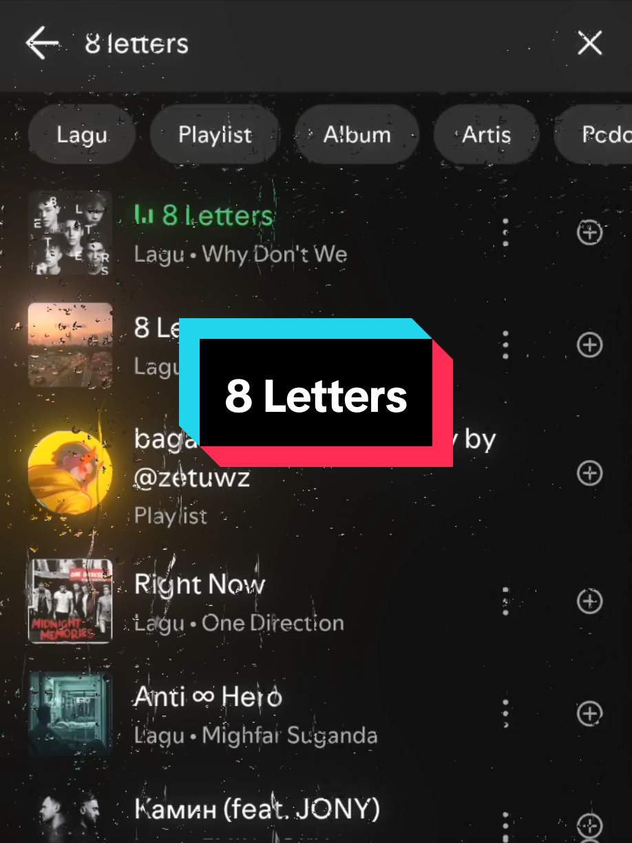 8 Letters #music #song #lyrics #aesthetic #spotify #fyp #8letters 