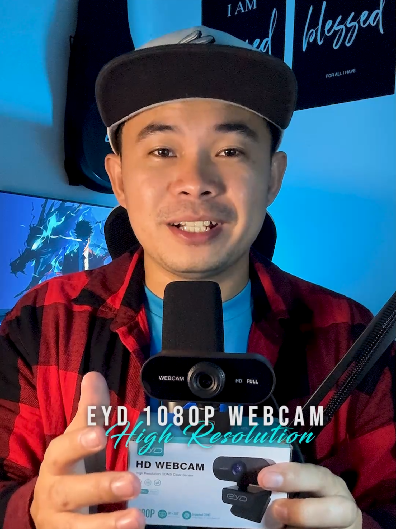EYD High Definition Webcam Webcam for PC, Laptop or Macbook #camera#webcam #highdefinitionwebcam