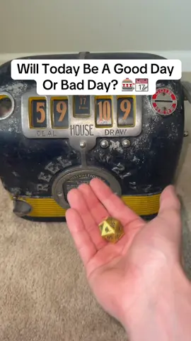 Will Today Be A Good Day Or A Bad Day? 🎰📆 #antique #fypage #fyp #foryoupage #viral #slotmachine #slotmachineguy #trending #blackjackmachine #gooddayorbadday 