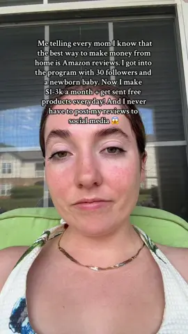 yes, you can do this too ⬇️ i had 30 followers. no audience. just a desperate need to make money without leaving my baby. now i make $1k–$3k/month reviewing products on amazon. we can finally breathe a little… a grocery trip without counting totals   a restaurant run without guilt. just a little more life… and a little less math   i don’t post to social. i just film quick videos of stuff we already use — and the money shows up. I’ve helped 1000+ woman get started with this same simple process they’re paying bills, booking vacations, and finally breathing. want the guide? comment “AMAZON” and i’ll send it your way 🫶 #amazonreviewer #sidehustleformoms #stayathomemomlife #freestuffformoms #makemoneyfromhome #momlifetips #firstdeposit #hiddenhustle 