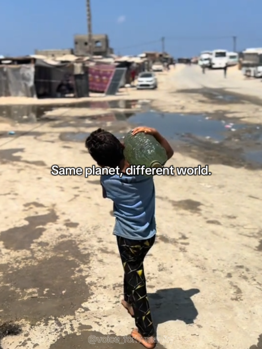 Same planet, different world..💔 #humanity #children #world #explore 