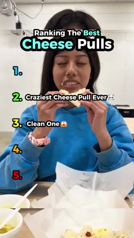 Ranking The Best Cheese Pulls😂😳 #ranking #top5 #cheesepull 