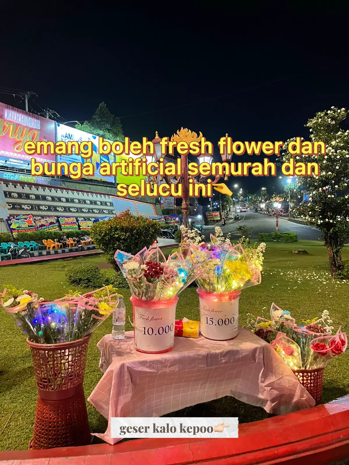 kita buka setiap hari di jam 7 malam lohhh❤️‍🔥 cuss mampirrr💃 #freshflowermurah #freshflowers💐  #infobandarlampung #bungasegarlampung 