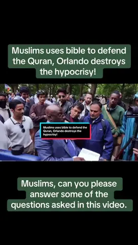 Muslims uses bible to defend the Quran, Orlando destroys the hypocrisy! #israeliranconflict #islamictraining #christianityistrue #islamvschristianity #speakersconer 