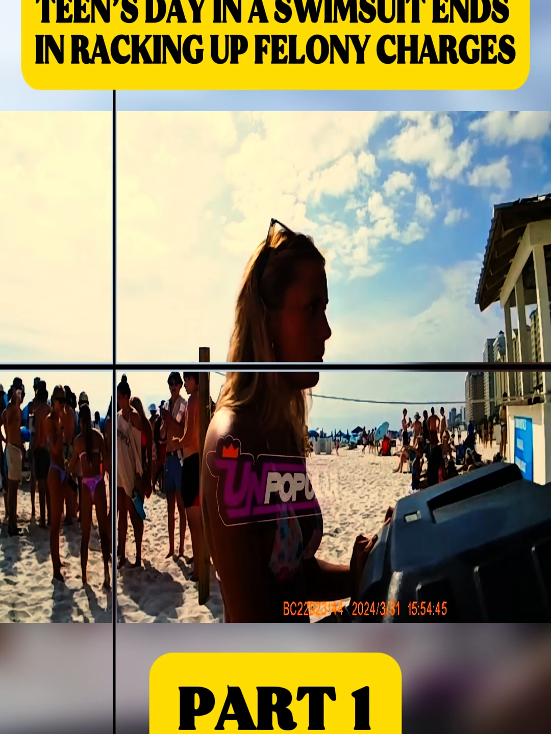 Teen’s Day in a Swimsuit Ends in Racking Up Felony Charges #cop #police #copsoftiktok #policeoftiktok