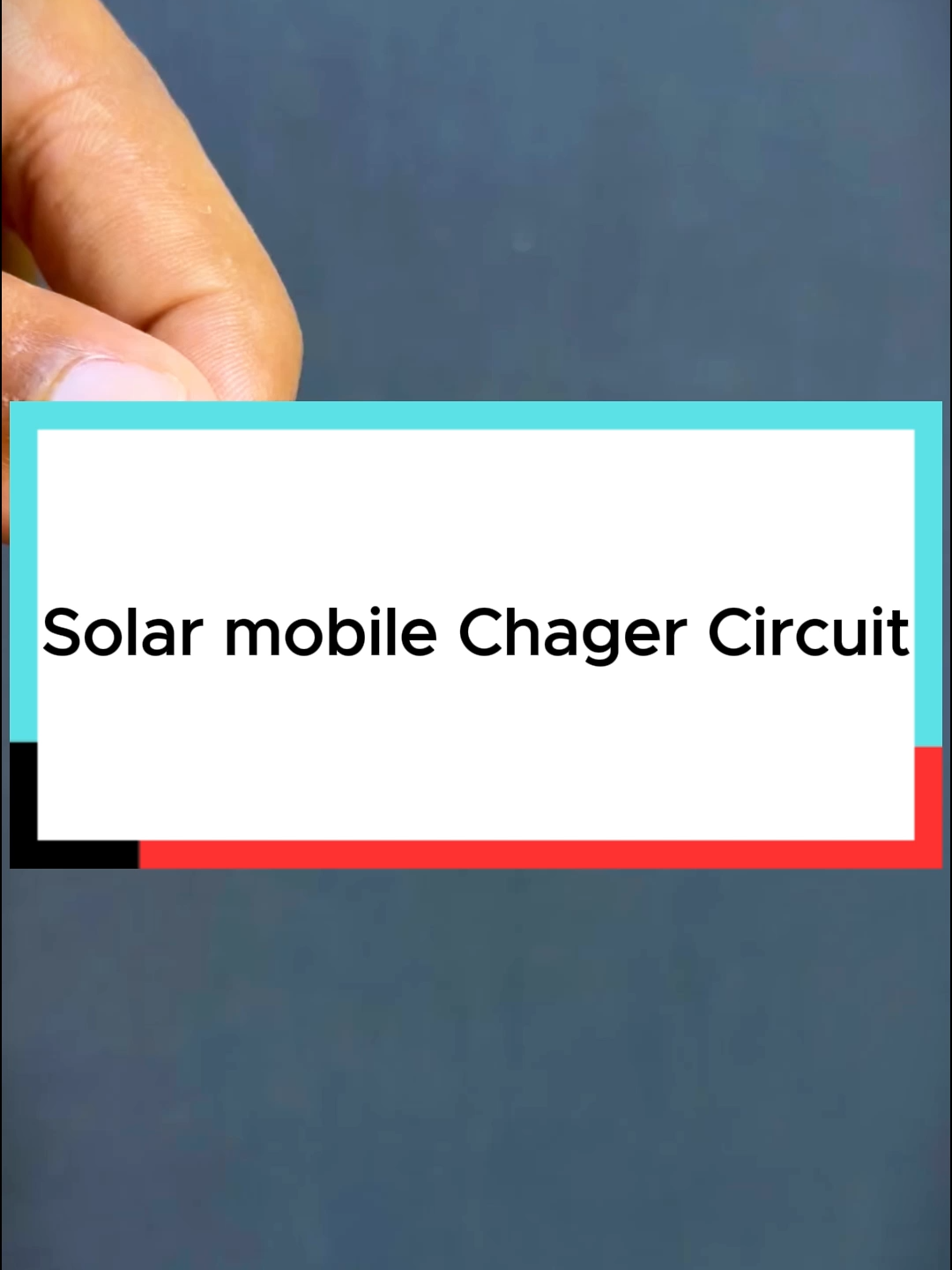 Solar mobile Chager Circuit #diyelectronics