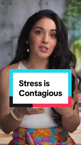 Stress is contagious. Fact. 