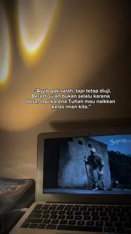Belajar dari Ayub,kadang masalah adalah ujian untuk membentuk iman kita. #inspirasikristen  #motivasikristen  #tuhanyesusmemberkati 