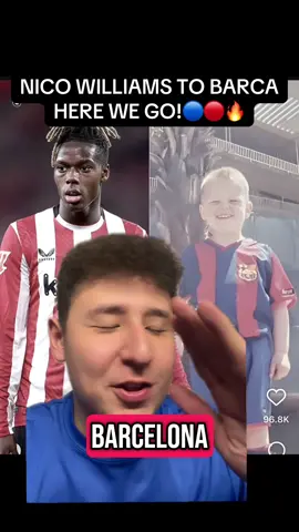 NICO WILLIAMS TO BARCELONA CONFIRMED🔵🔴 #nicowilliams #transfernews #fcbarcelona #fyp