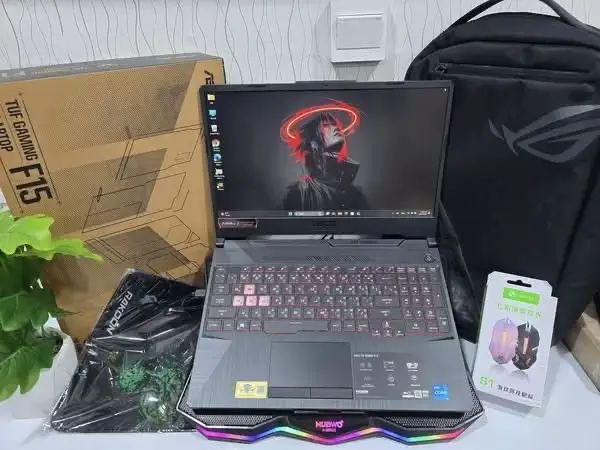💻Notebook Asus TUF Gaming F15 💻 --------------------------------------------------- 💸💸ราคา 6,000 บาท 🚛รวมส่ง -------------------------------------------------- 📝สเปคเครื่อง♥️ CPU 👉Intel Core i5-11400H ( 4.40 GHz)[ 6คอร์ 12 เทรด ] แรงๆ GPU 👉NVIDIA GeForce RTX 3050 (4GB GDDR6) ชิปรุ่นใหม่แรงๆ จอ👉 15.6 inch (1920x1080) Full HDRefresh Rate 144 Hz RAM 👉 24 GB DDR5 but 3200MhzMax Capacity 32 GB Storage👉 512 GB SSD PCIe M.2สามารถเพิ่ม m2 ได้อีก 1 ช่อง USB Ports👉2 x USB 3.2 Type A1x USB 3.2 Type C 1x HDMI มี Thunderbolt  (Wi-Fi 6)  Bluetooth 5.2 OS👉Windows 11 Home แท้ 👉สิ่งที่ได้👈⚡ตัวเครื่อง⚡สายชาร์จแท้⚡กล่องใส่ Notebook ⚡กระเป๋า asus แท้⚡เมาส์ rgb ⚡แผ่นรองเมาส์ - สภาพสวยไม่มีตำหนิ - มีบริการจัดส่ง  และ ลงวินโดว์โปรเเกรมเพิ่มเติมฟรี🎁 น้องพึ่งเข้ามาใหม่คะ มาก่อนได้ก่อนราคาโปรโมชั่น6,000บาทเท่านั้น #โน๊ตบุ๊กสภาพดี #รับประกัน 