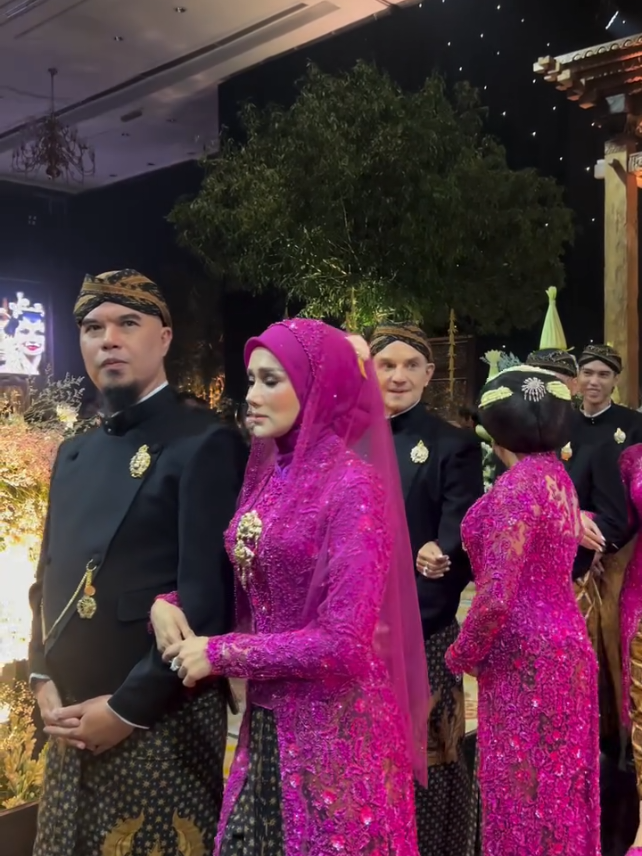 pesta ngunduh mantu al ghazali dan alyssa daguise #alghazali #alyssadaguise #ngunduhmantu #mulanjameela #ahmaddhani 