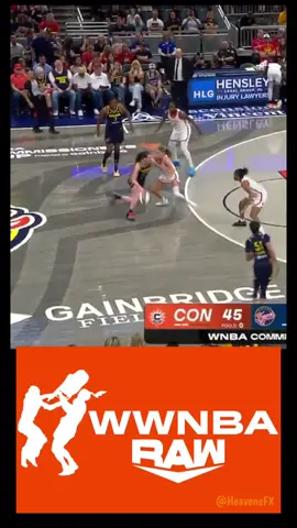 The WNBA is turning into WWNBA Raw, and we are so here for it 🤼‍♀️ But for real… how long is Caitlin Clark going to have to take this abuse? 😤 #w#WNBAwnbaisback #caitlinclark #f#fypf#foryoupagev#viralw#wnbafighth#hoopss#sportsbasketball #fight
