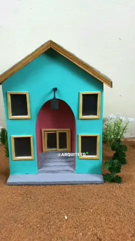 Casa moderna com dois pisos com uma belicima estética 