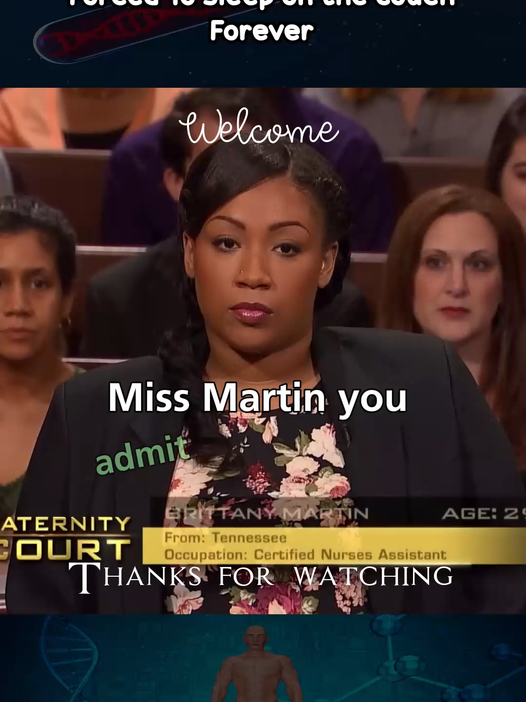 Forced To Sleep on the Couch Forever Part 01 #court #courtroomdrama #trialwatch #legaltiktokviral #courtroom #judge