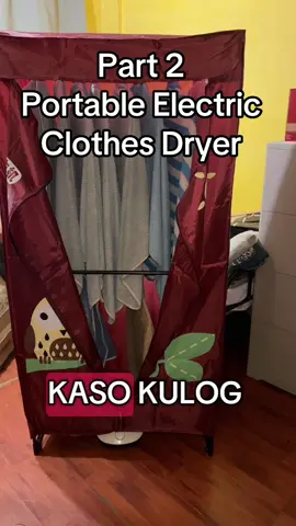 Ubos ang labahin in just 2 hours! 😳#portableclothesdryer #electricclothesdryer #rainydaysbelike #laundrytok #nomorelaundry #LaPuraCrema #indoorclothesdrying 